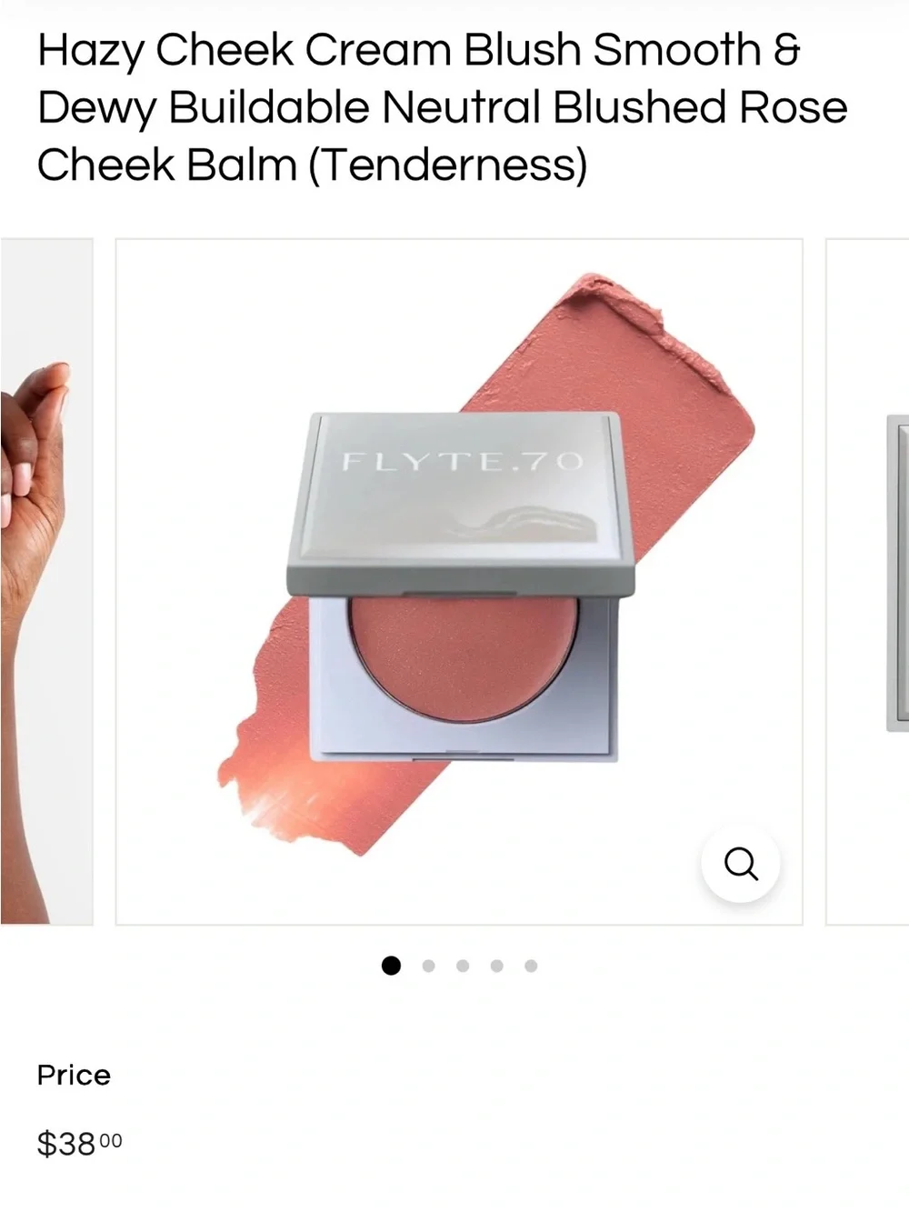 3 pks Flyte.70 Hazy Cheek Cream Blush — Blushed Rose (Tenderness)